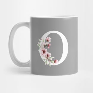 Letter O Monogram With Cherry Blossoms Mug